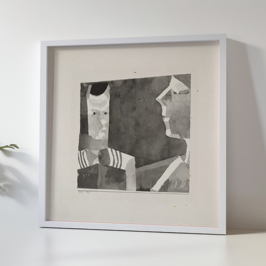 Portrait Sketch ‘Aunt and Nephew 1915 Paul Klee 5 mockup