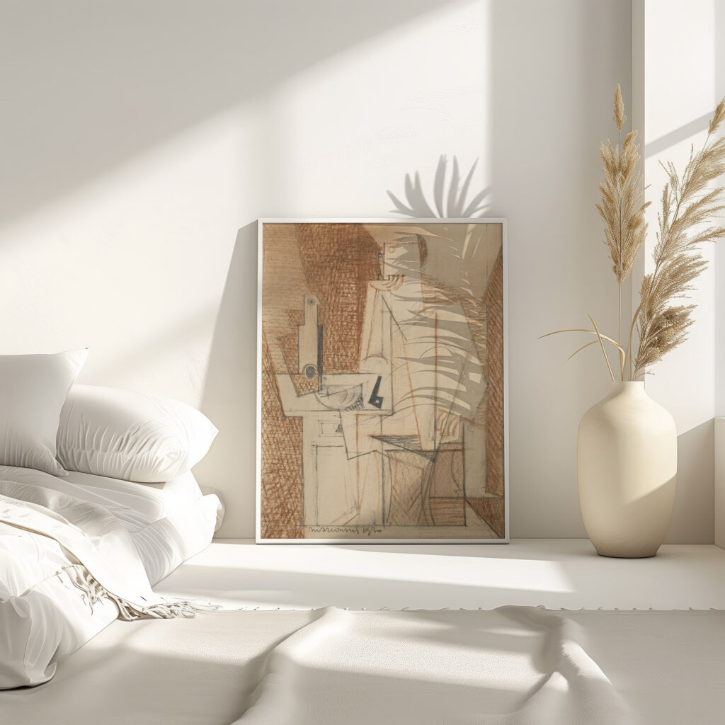 Portrait de Georges Hugnet 1930 Louis Marcoussis 4 mockup