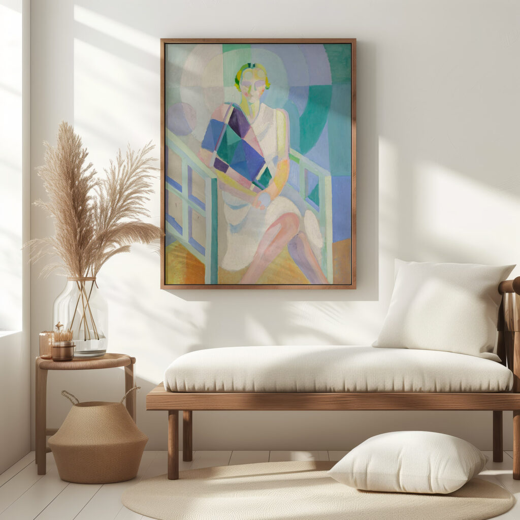 Portrait de Madame Heim 1926 1927 Robert Delaunay 5 mockup