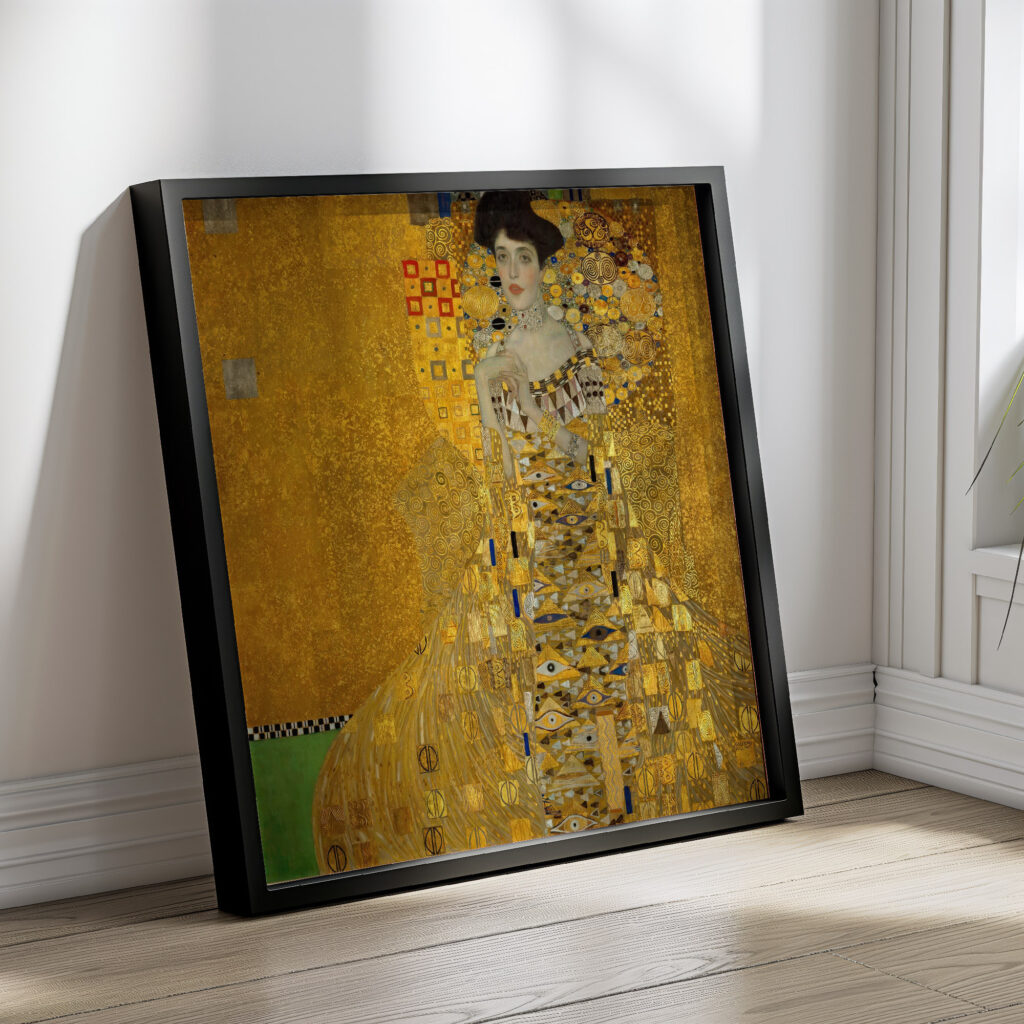 Portrait of Adele Bloch Bauer I 1907 Gustav Klimt 4 mockup