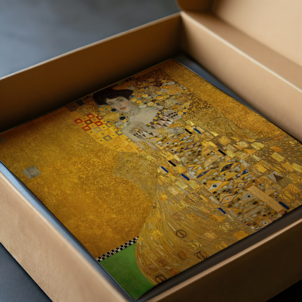 Portrait of Adele Bloch Bauer I 1907 Gustav Klimt video mockup