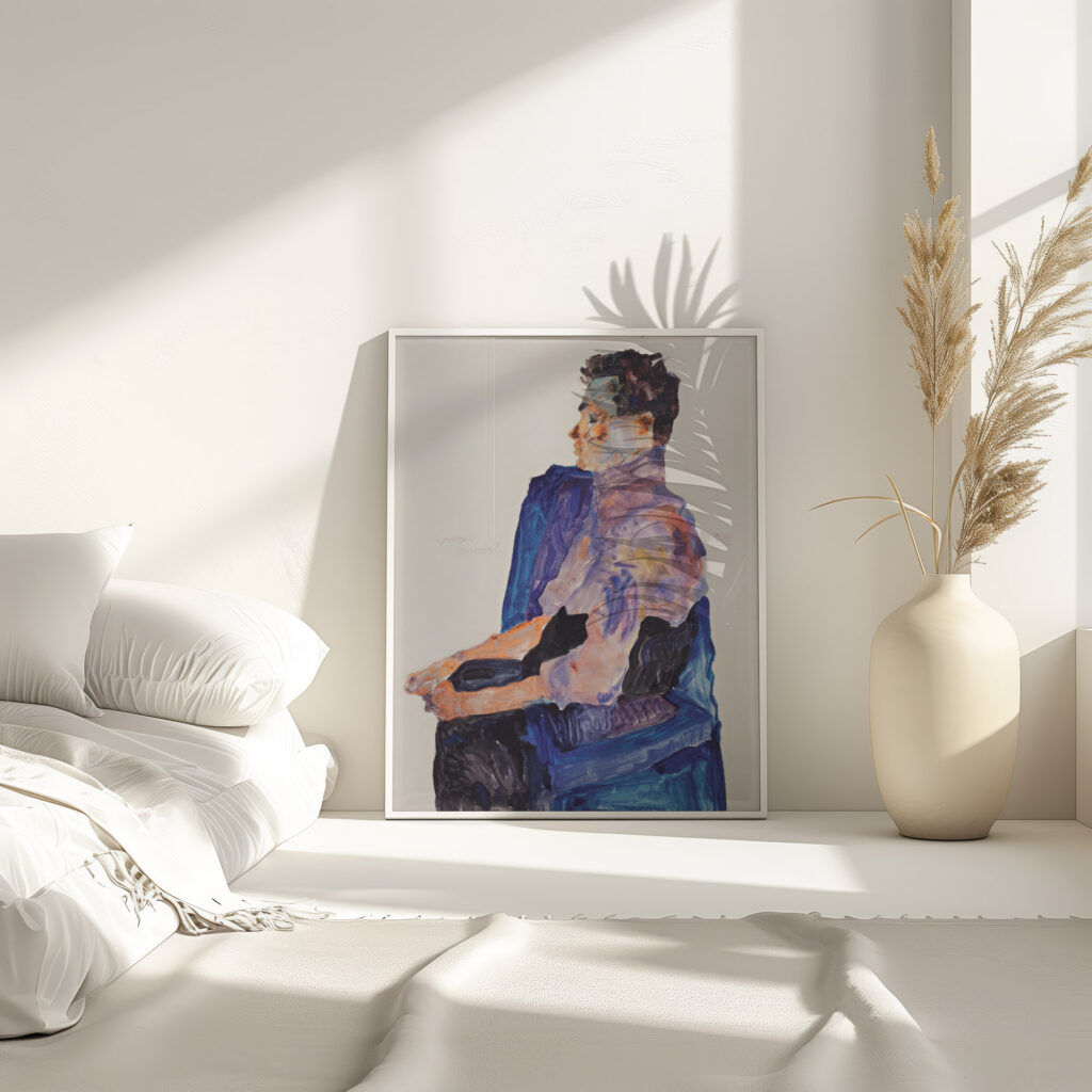 Portrait of Anton Peschka 1911 Egon Schiele 4 mockup