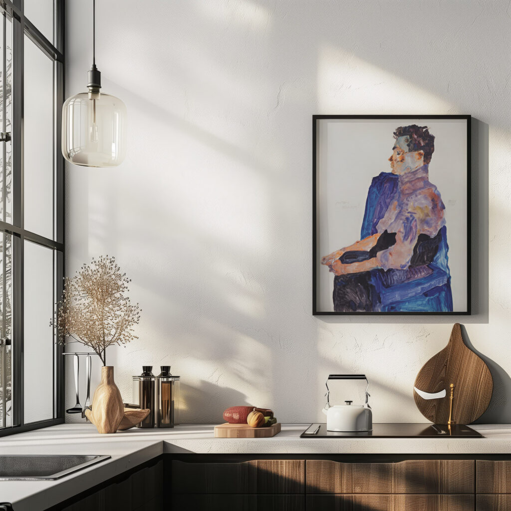 Portrait of Anton Peschka 1911 Egon Schiele 6 mockup
