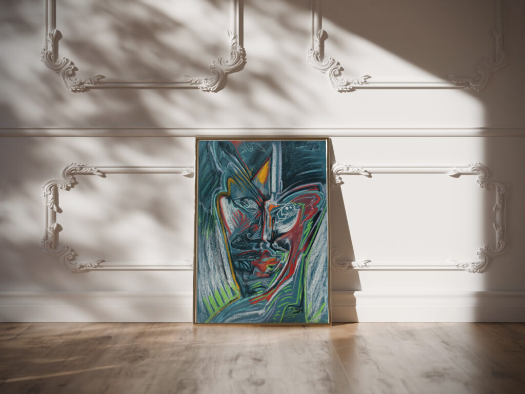 Portrait of Leon Reynel 1926 Stanislaw Ignacy Witkiewicz video mockup