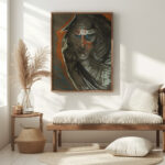 Portrait of Maria Kasprowiczowa ‘Weeping knight 1928 Stanislaw Ignacy Witkiewicz 5 mockup