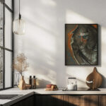 Portrait of Maria Kasprowiczowa ‘Weeping knight 1928 Stanislaw Ignacy Witkiewicz 6 mockup