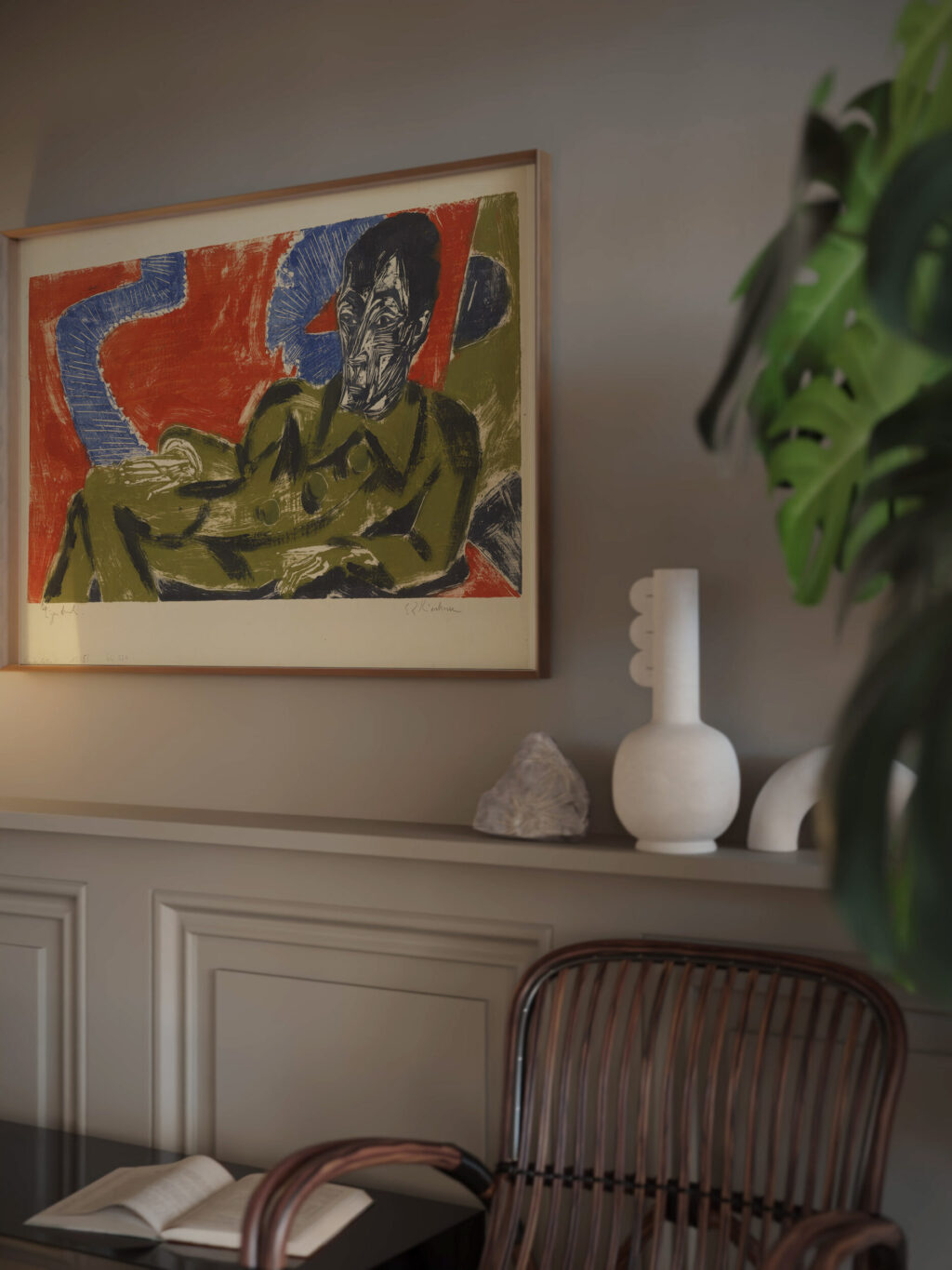 Portrait of Otto Mueller 1915 Ernst Ludwig Kirchner video mockup