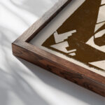 Portrait of Paulina Jilistina Adriana Stolk Wouters c. 1928 Reijer Stolk close up dark wood mockup