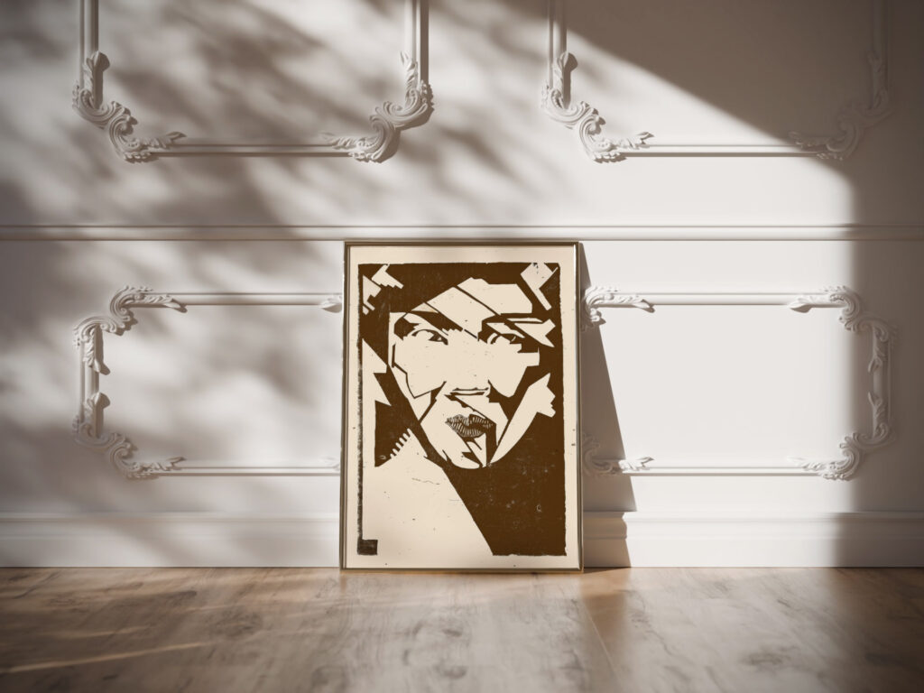 Portrait of Paulina Jilistina Adriana Stolk Wouters c. 1928 Reijer Stolk video mockup