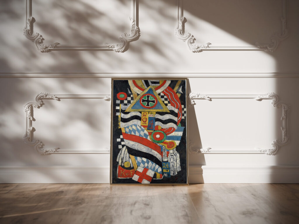 Portrait of a German Officer 1914 Marsden Hartley video mockup