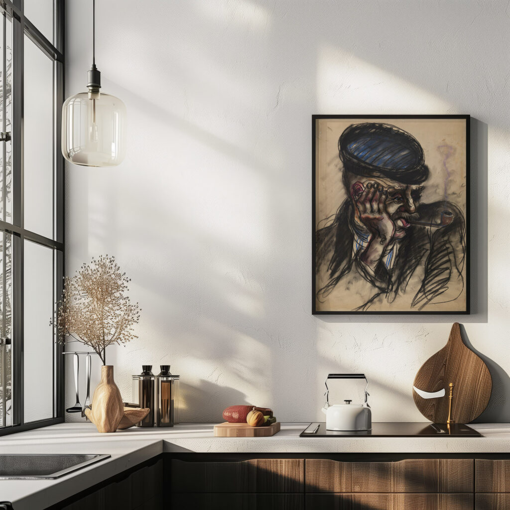 Portrat eines Hafenarbeiters 1930 Elfriede Lohse Wachtler 6 mockup