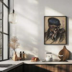 Portrat eines Hafenarbeiters 1930 Elfriede Lohse Wachtler 6 mockup