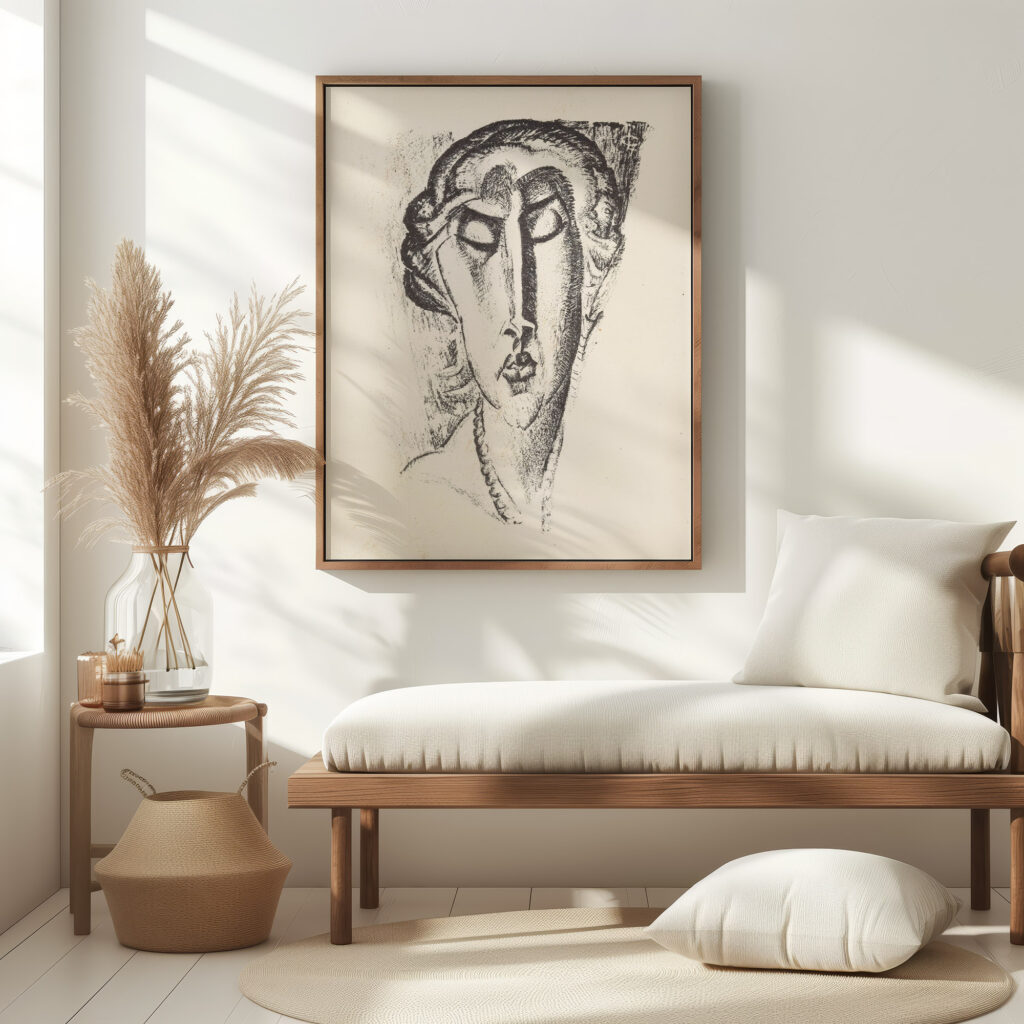 Portret van een onbekende vrouw 1891 Leo Gestel 5 mockup