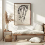 Portret van een onbekende vrouw 1891 Leo Gestel 5 mockup