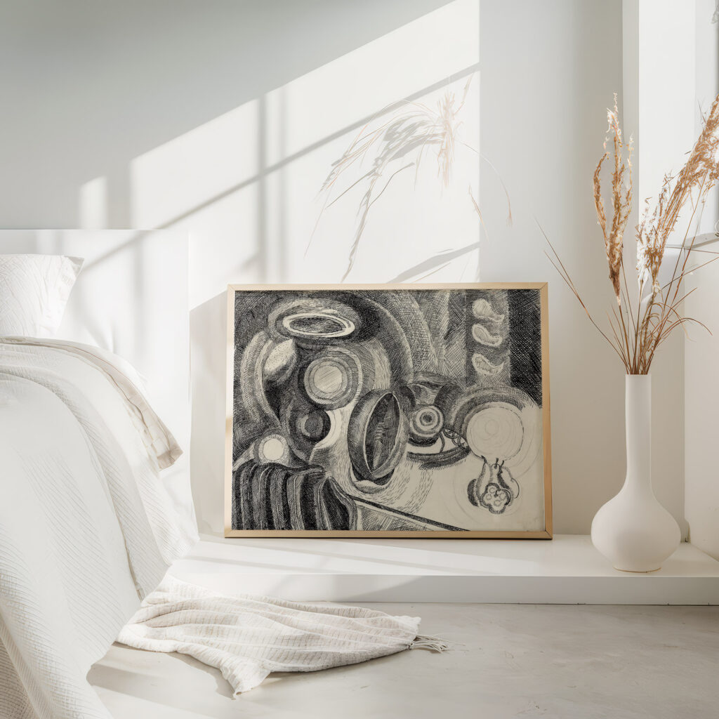 Portuguese Still Life 1915 Robert Delaunay 4 mockup