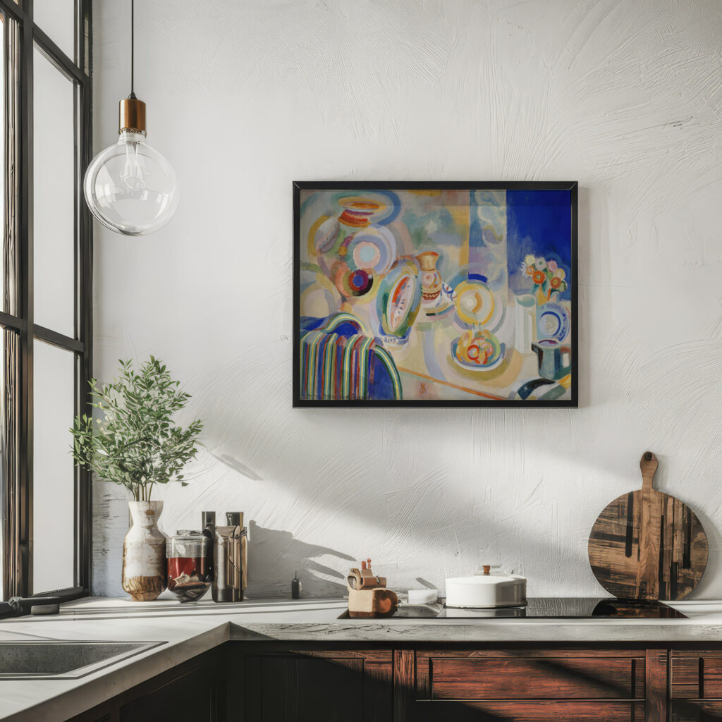 Portuguese Still Life 1916 Robert Delaunay 6 mockup