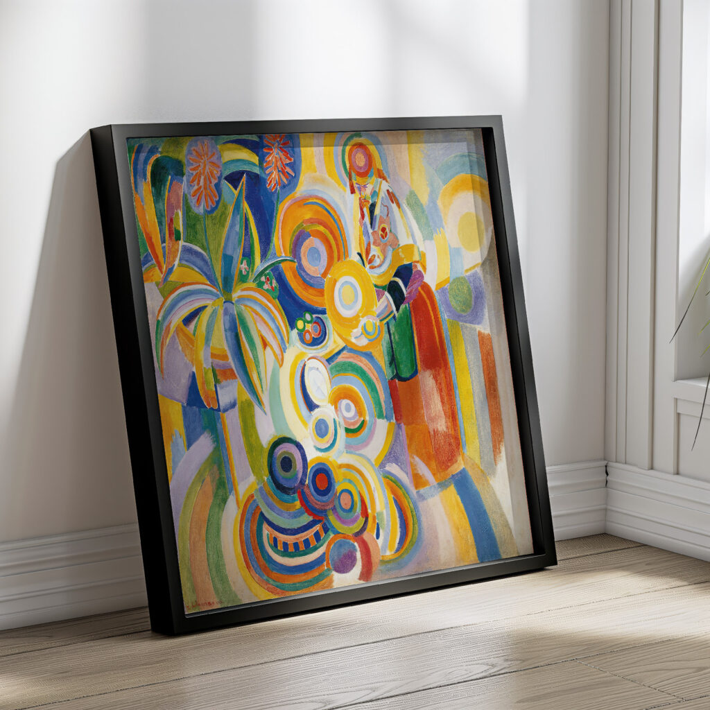 Portuguese Woman 1916 Robert Delaunay 4 mockup