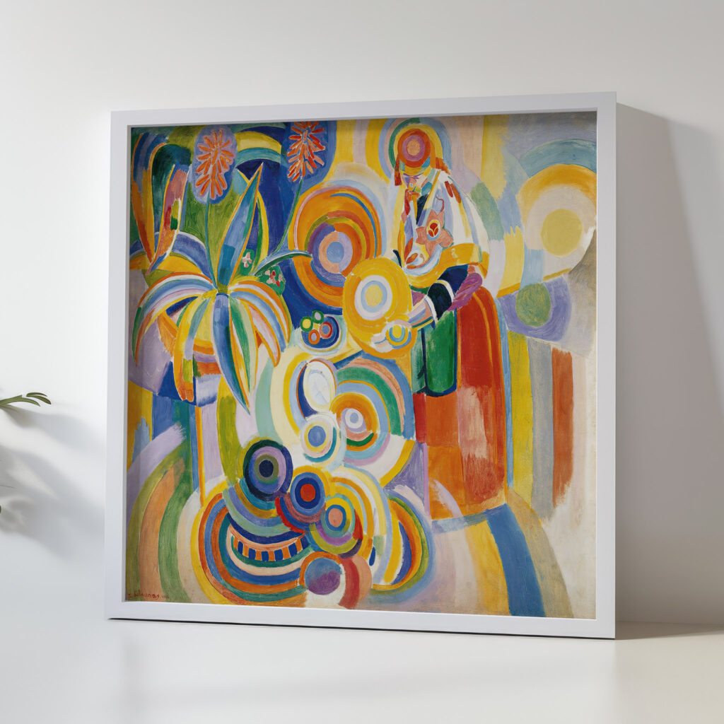 Portuguese Woman 1916 Robert Delaunay 5 mockup