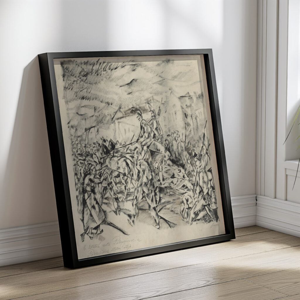 Posledna cesta Robespierra 1927 Konstantin Bauer 4 mockup