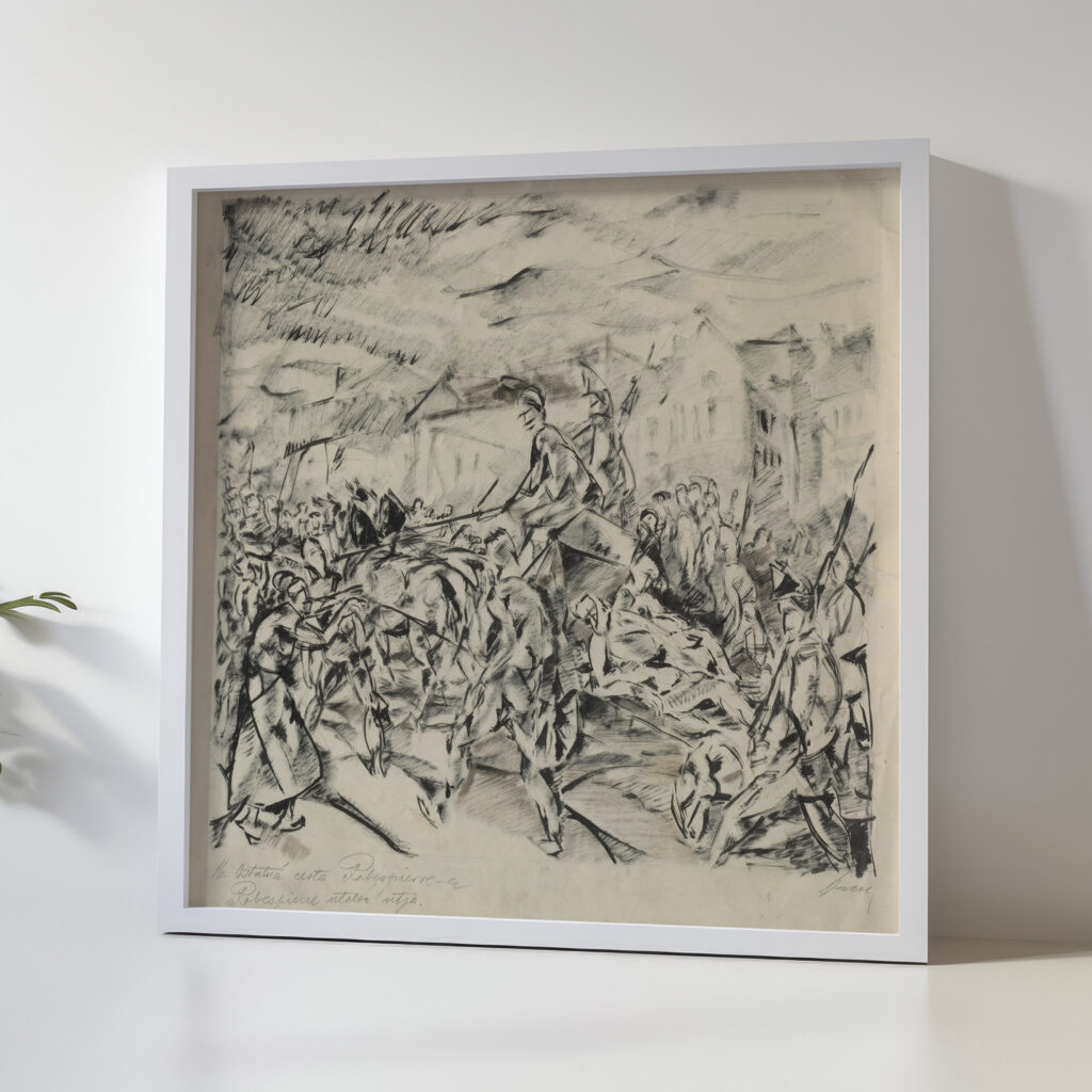 Posledna cesta Robespierra 1927 Konstantin Bauer 5 mockup