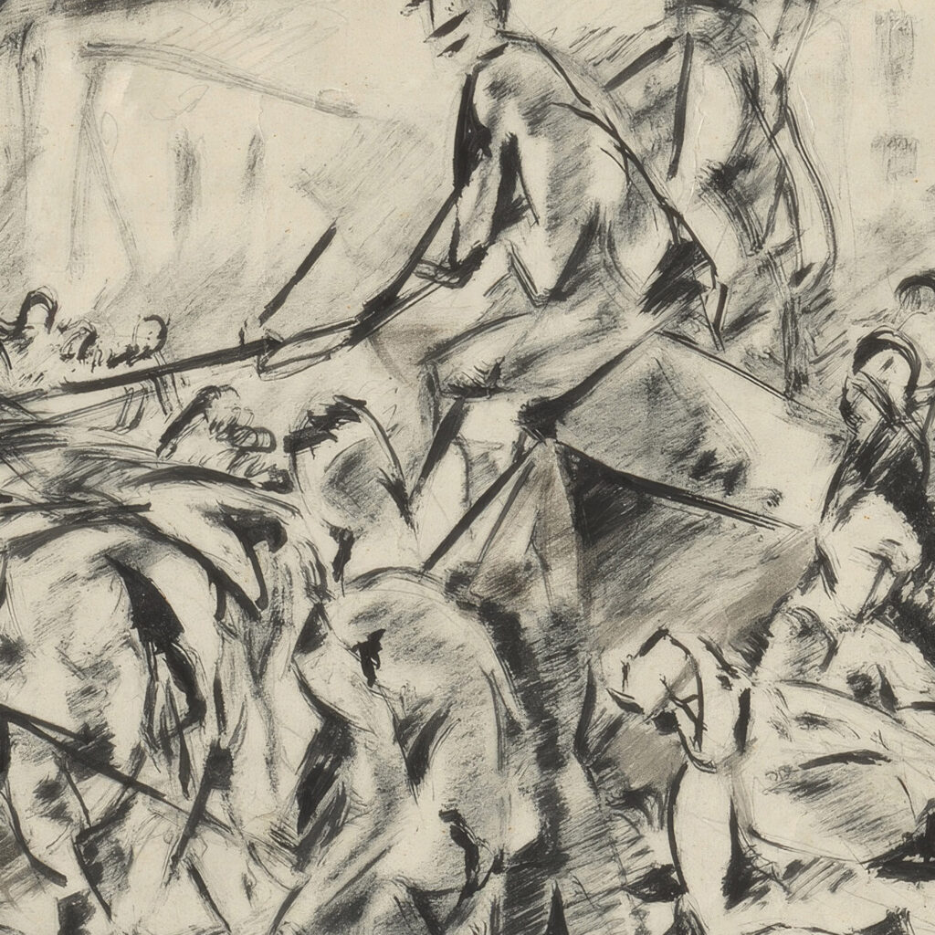 Posledna cesta Robespierra 1927 Konstantin Bauer 8 mockup