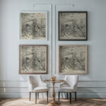 Posledna cesta Robespierra 1927 Konstantin Bauer framed posters mockup