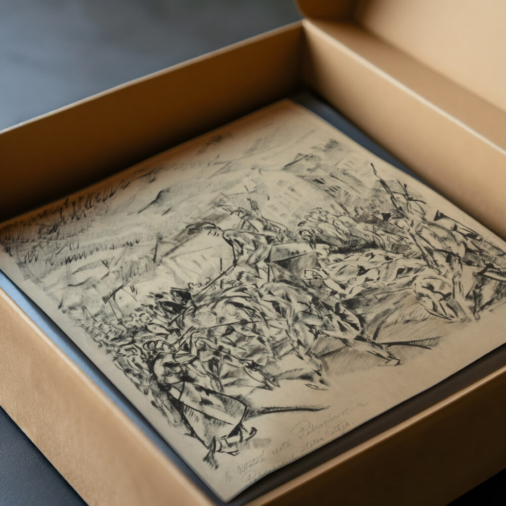 Posledna cesta Robespierra 1927 Konstantin Bauer video mockup