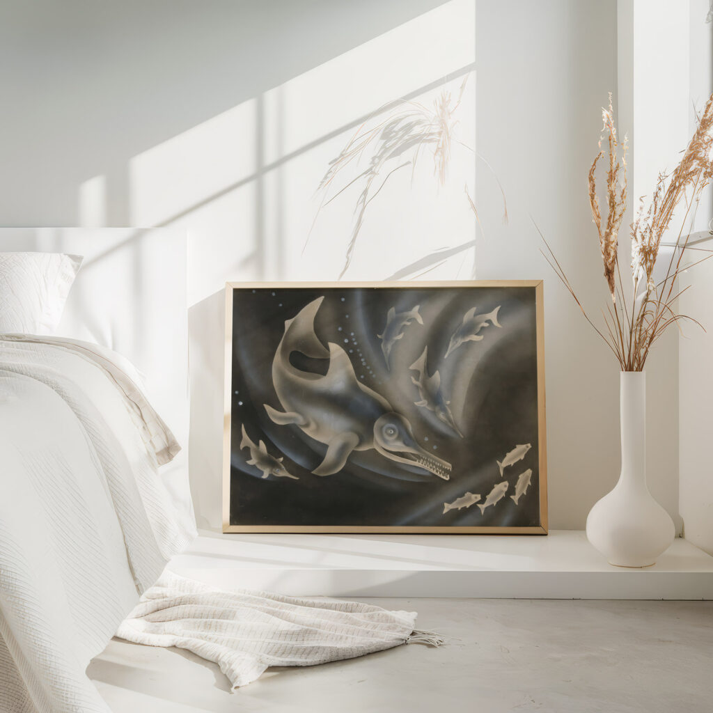 Prehistoric Animal ca. 1930 Hermann Post 4 mockup