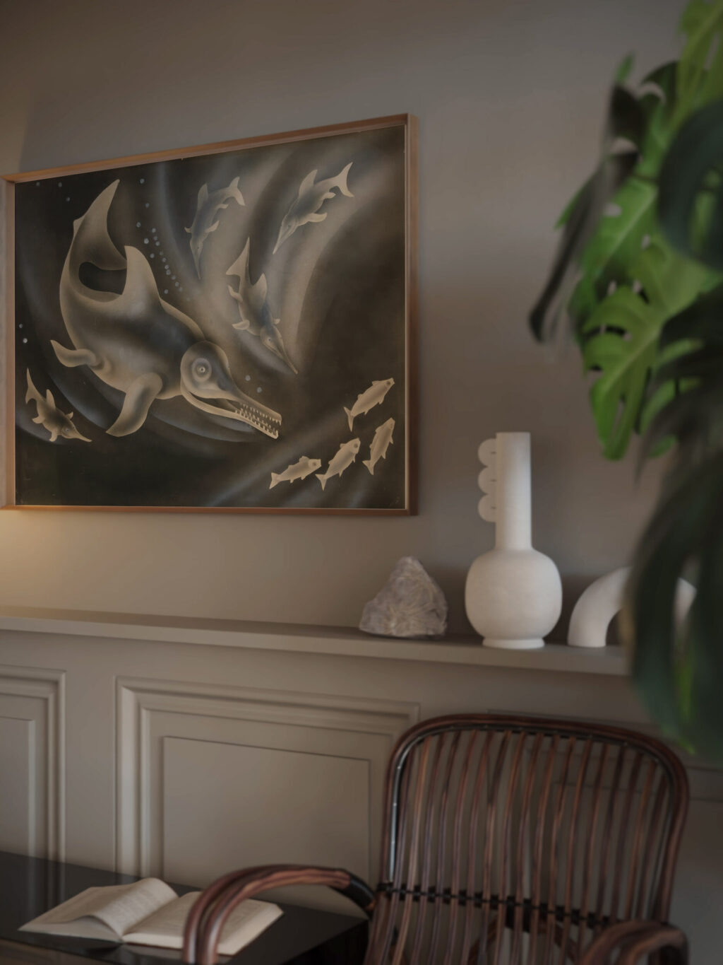 Prehistoric Animal ca. 1930 Hermann Post video mockup