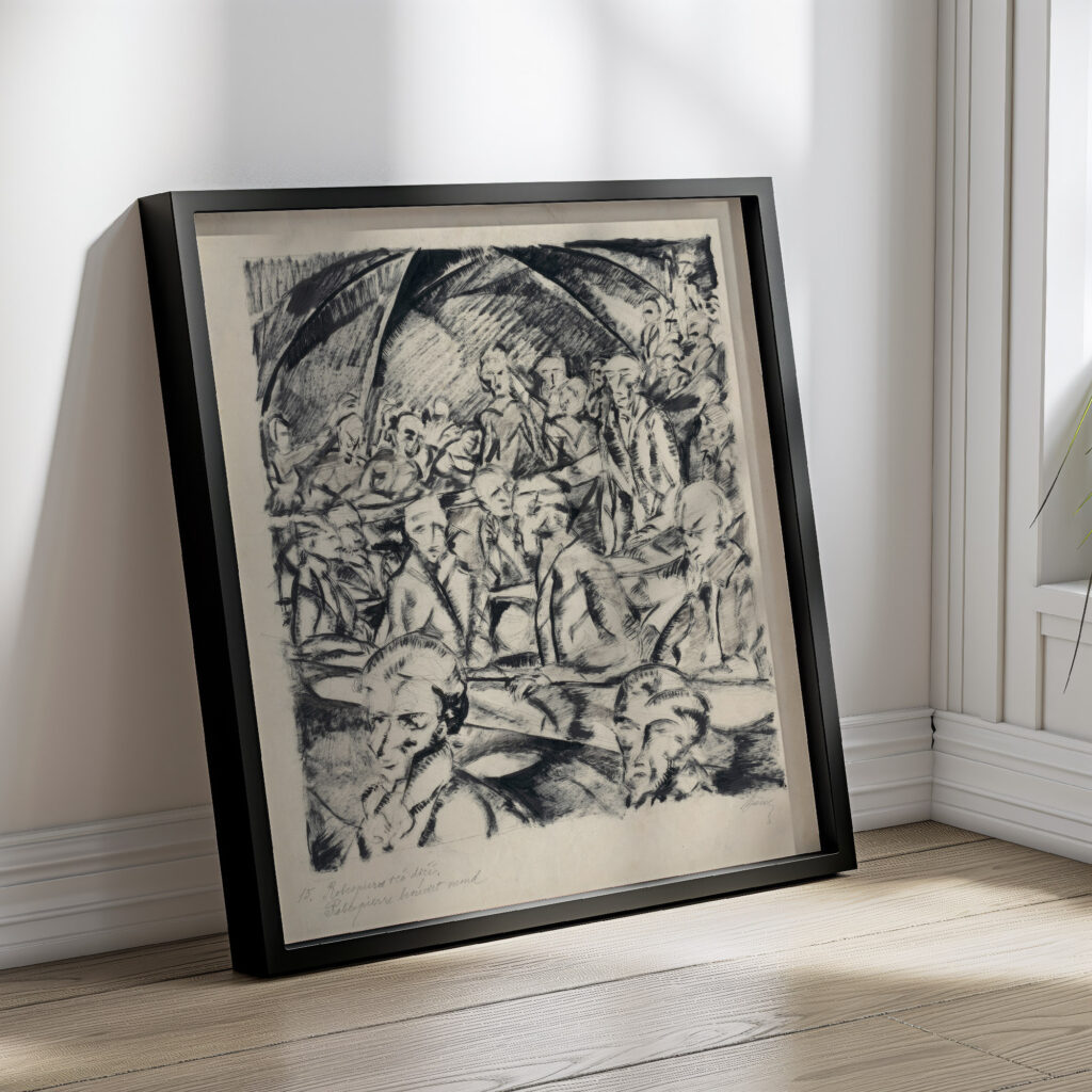 Prejav Robespierra 1927 Konstantin Bauer 4 mockup