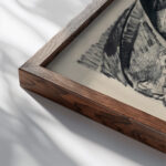 Prejav Robespierra 1927 Konstantin Bauer close up dark wood mockup