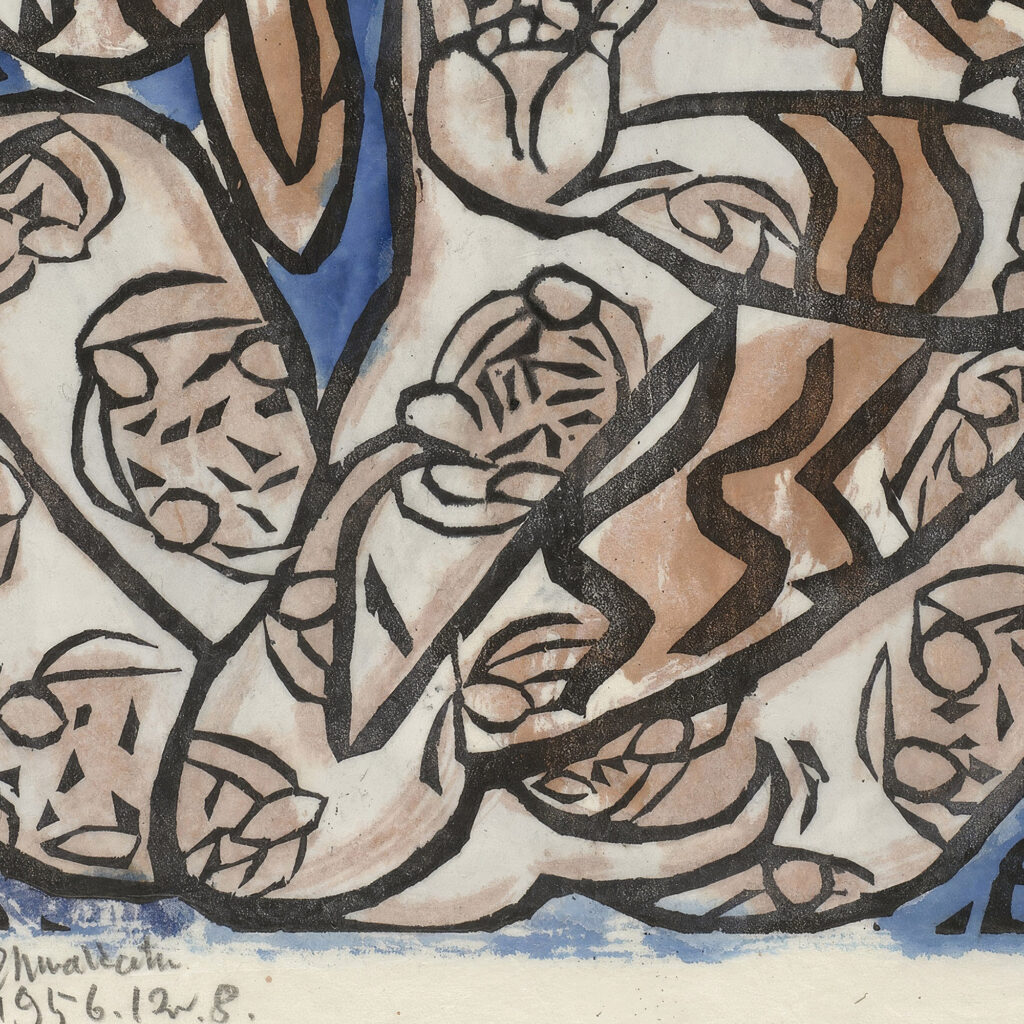 Prent 1956 Munakata Shiko 8 mockup