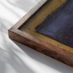 Preparation. Overall Composition IV 1928 1930 Otto Meyer Amden close up dark wood mockup