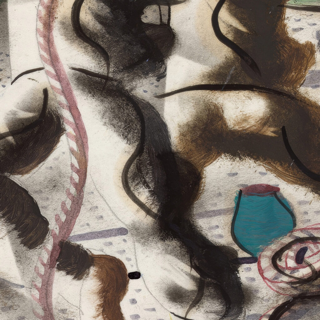 Preparatory drawing for ‘Discovery of the Land 1941 Candido Portinari 8 mockup