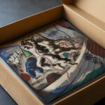 Preparatory drawing for ‘Discovery of the Land 1941 Candido Portinari video mockup