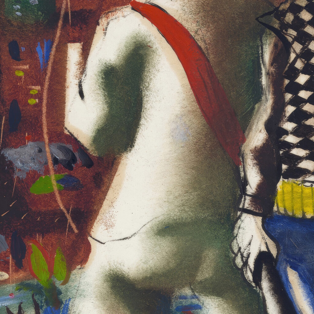 Preparatory drawing for ‘Entry into the forest 1941 Candido Portinari 8 mockup