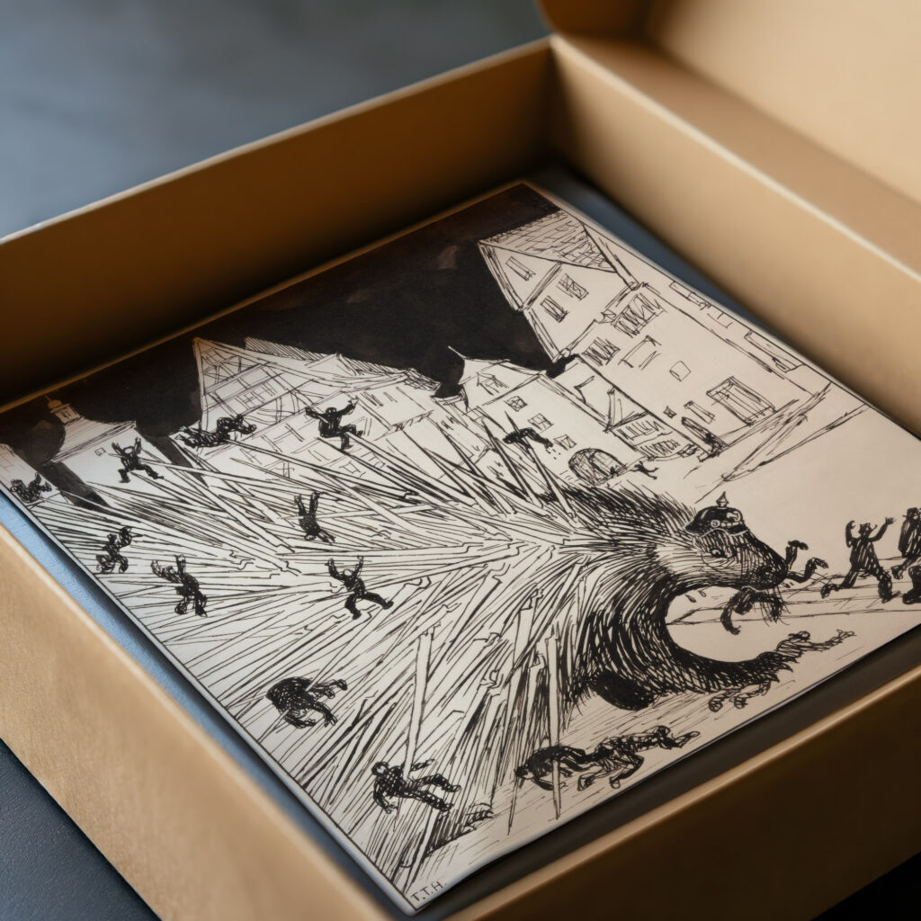 Preusen kolonisiert. Der Weg des deutschen Liberalen 1918 Thomas Theodor Heine video mockup