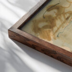 Pri vode 1940–1949 Cyprian Majernik close up dark wood mockup