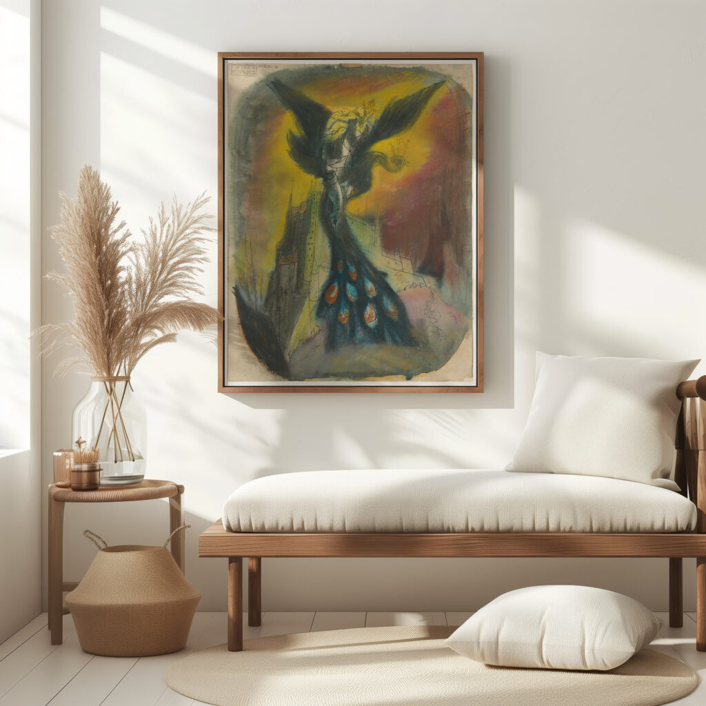 Princess Abducted by a Monster with a Peacock Tail Jan Novak 5 mockup