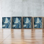 Prismes 12 1931 Emile Allain Seguy framed posters mockup