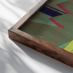 Prismes 17 1931 Emile Allain Seguy close up dark wood mockup