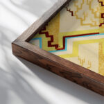 Prismes 18 1931 Emile Allain Seguy close up dark wood mockup