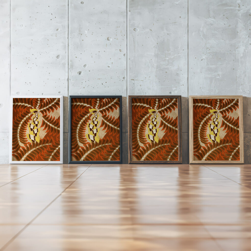 Prismes 22 1931 Emile Allain Seguy framed posters mockup