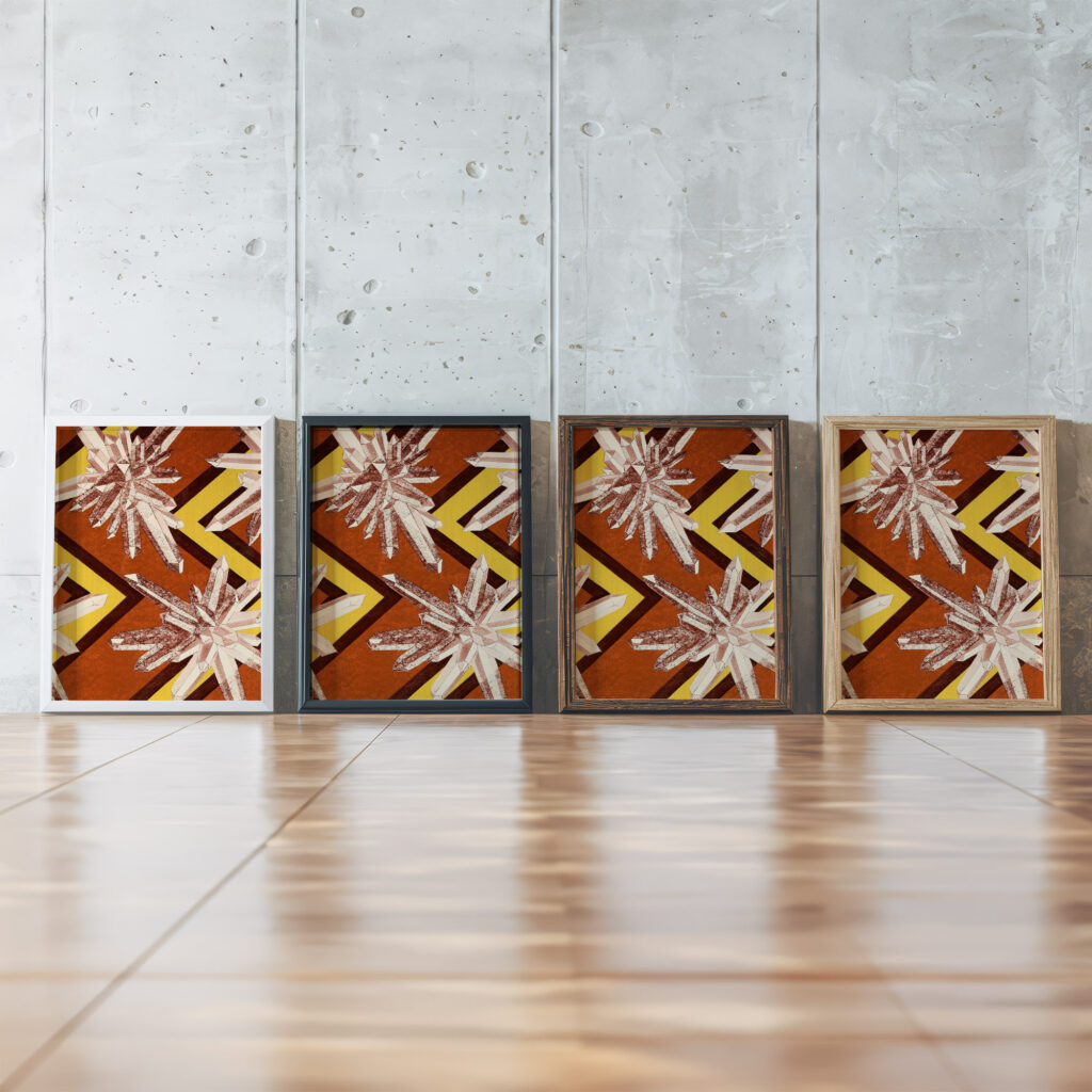 Prismes 23 1931 Emile Allain Seguy framed posters mockup