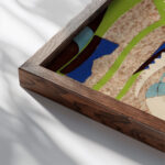 Prismes 25 1931 Emile Allain Seguy close up dark wood mockup