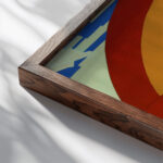 Prismes 27 1931 Emile Allain Seguy close up dark wood mockup