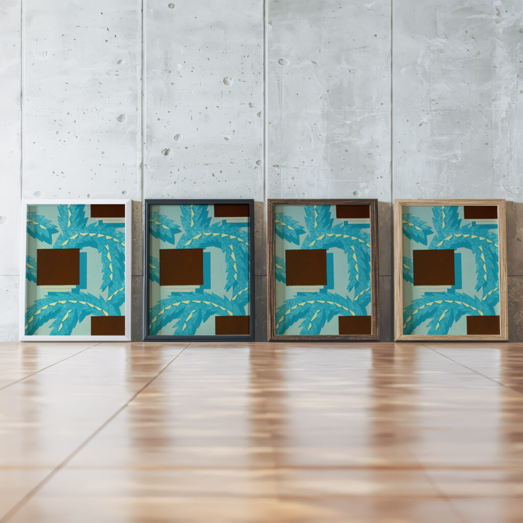 Prismes 31 1931 Emile Allain Seguy framed posters mockup