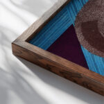 Prismes 32 1931 Emile Allain Seguy close up dark wood mockup