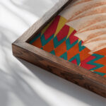 Prismes 33 1931 Emile Allain Seguy close up dark wood mockup