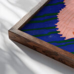 Prismes 34 1931 Emile Allain Seguy close up dark wood mockup